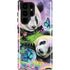 Rainbow Pandas with Butterflies by Sheena Pike Galaxy Cases